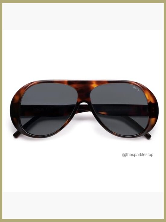 Polarized Oversized Aviator Sunglasses with UV400 Protection main image 6